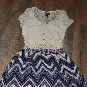 Patterned dress